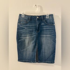 Judy Blue Dark Wash Denim Skirt